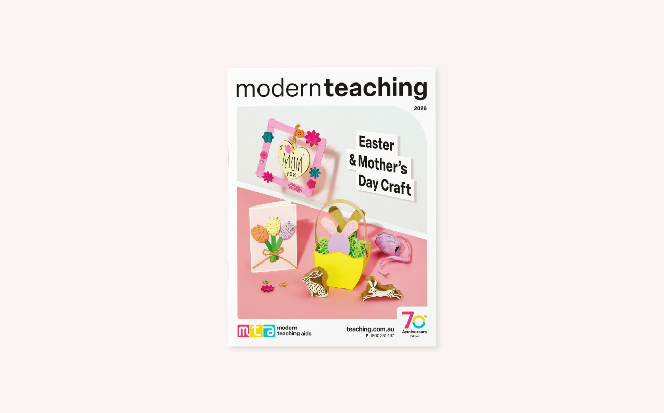 Cover of the 2026 MTA Easter and Mother's Day Craft catalogue