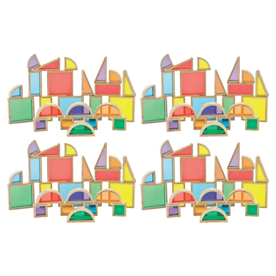 Natural Spaces See Through Coloured Blocks Value