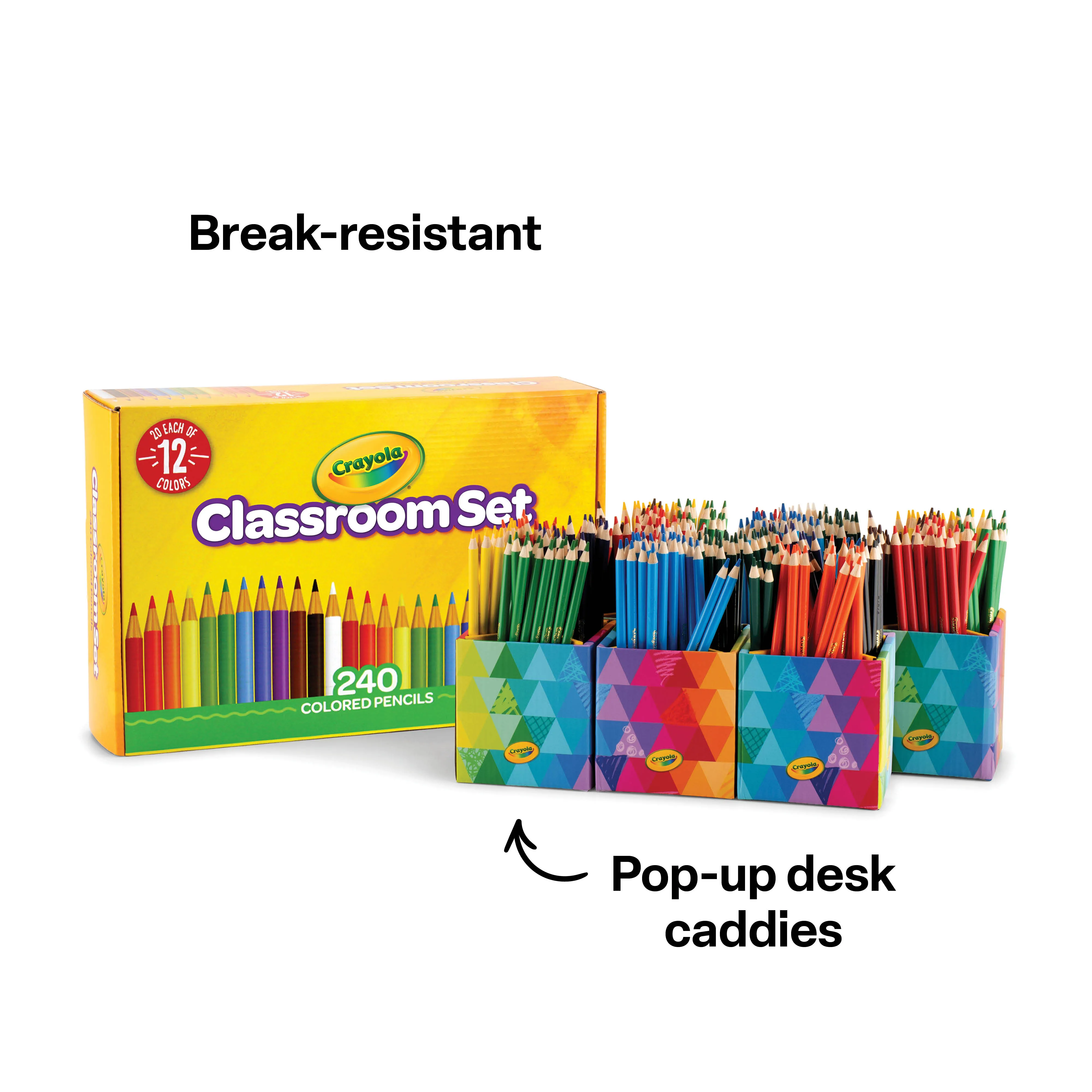 Crayola Round Coloured Pencils Box of 240