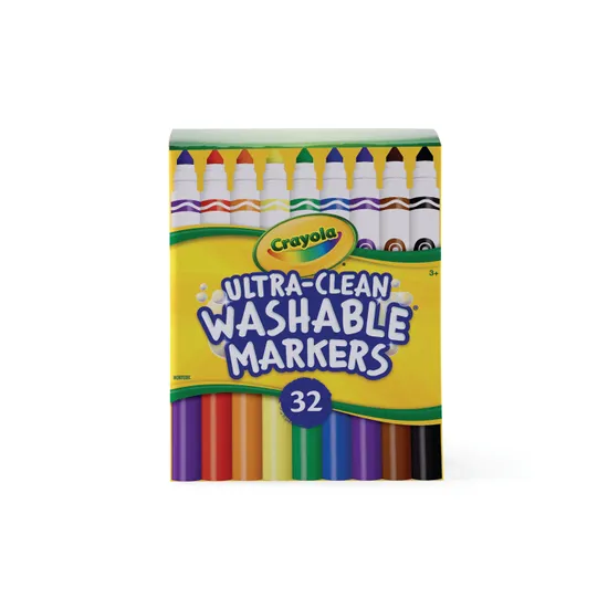 Crayola Broadline Washable Markers Pack of 32