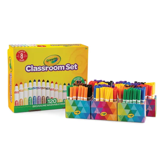 Crayola Broadline Washable Markers Pack of 120