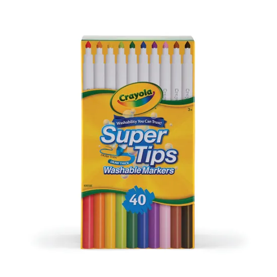 Crayola Washable Crayola Fine Line Markers 40 Pack Crayola 40