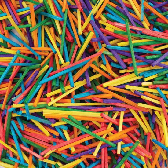 Coloured Matchsticks - Pack of 3000