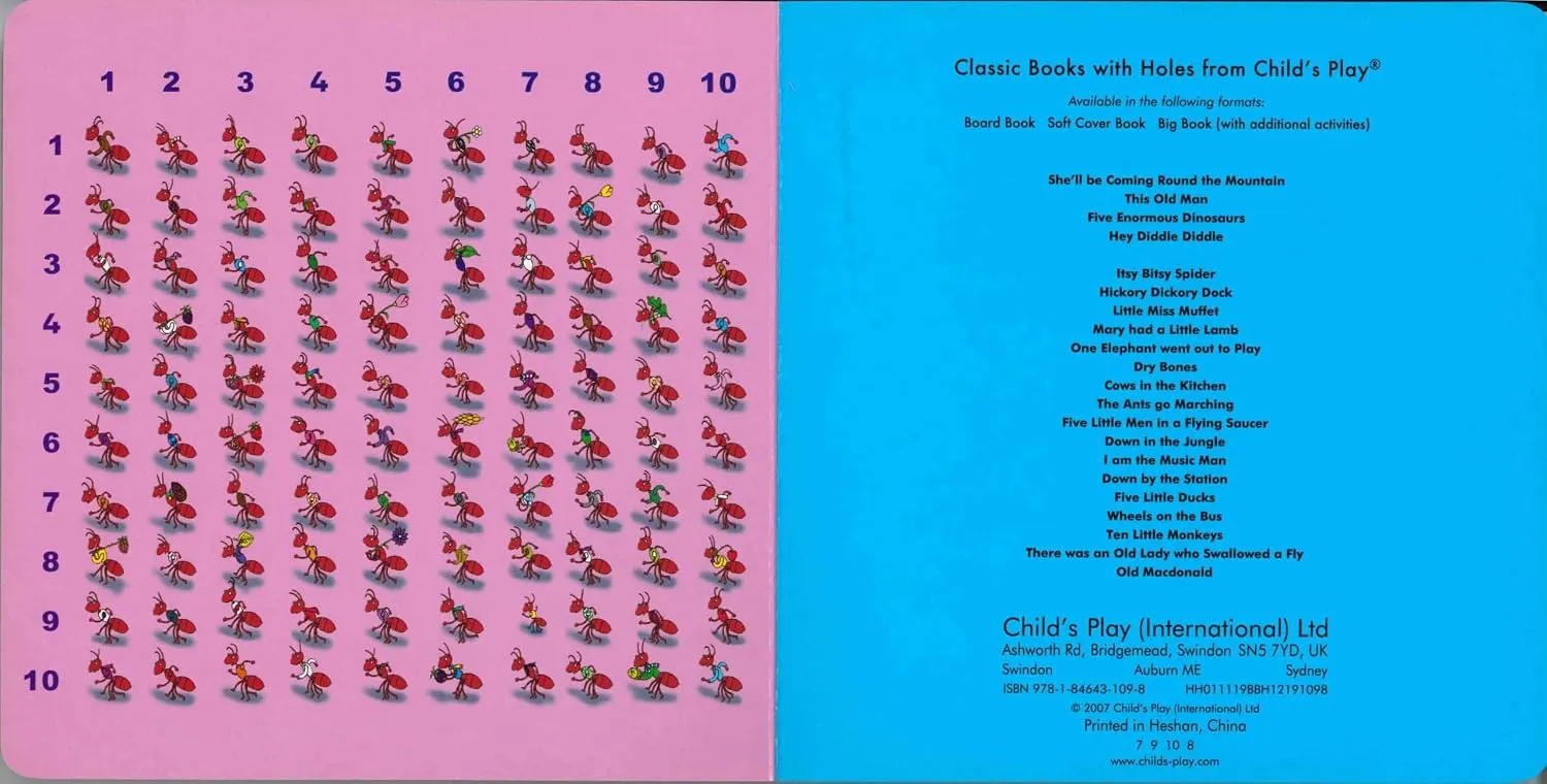 The Ants Go Marching Cut Out Big Book