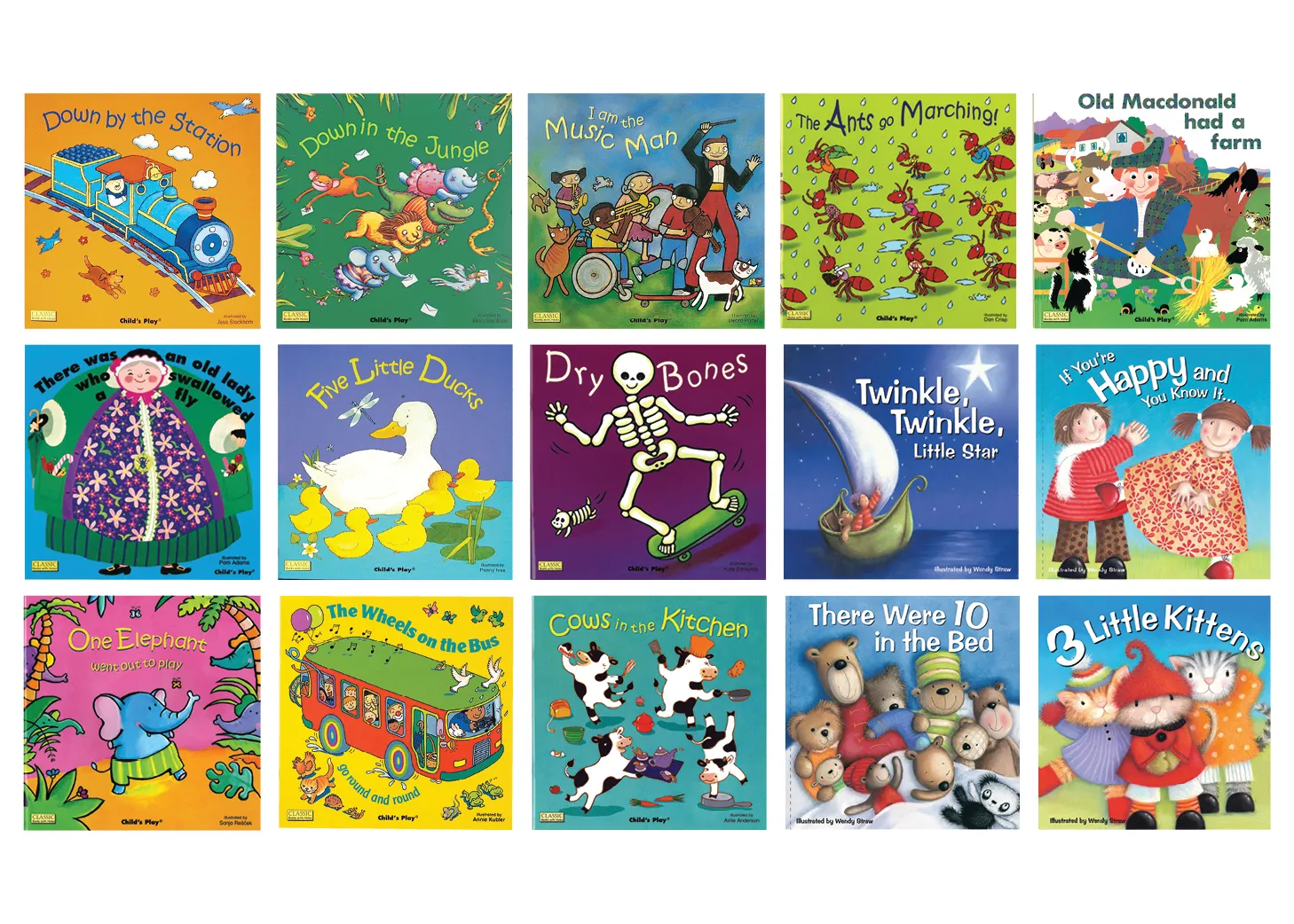 Classic Nursery Rhyme Books Pack of 15 Titles