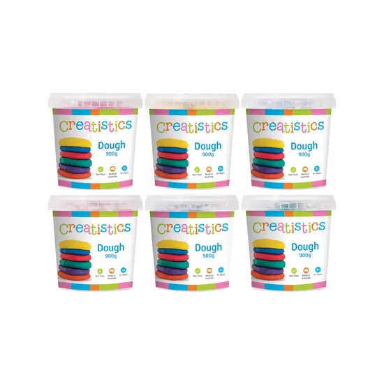 Creatistics Dough 900 g x 6 Tubs