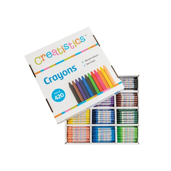 Creatistics Standard Crayons - Class Pack of 420