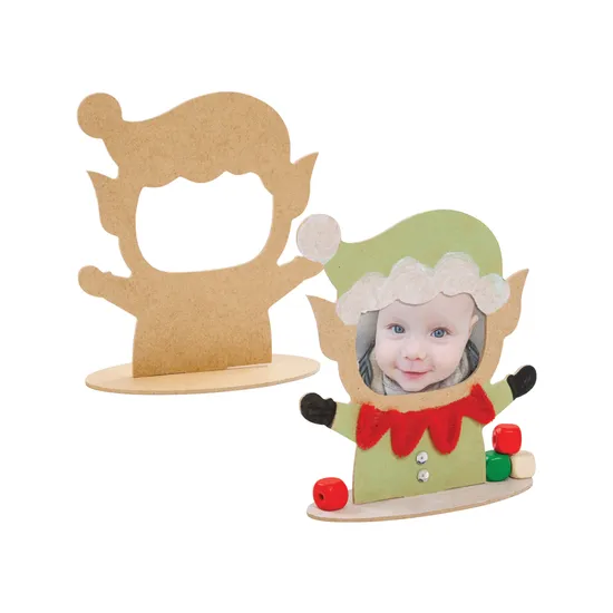 Elf Wooden Photo Frame - Pack of 20