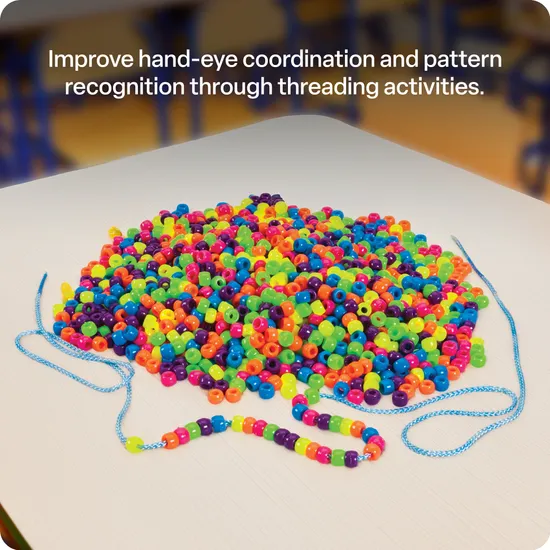 Neon Pony Beads Pack of 1600