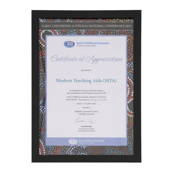 MTA A4 Photo & Certificate Frame