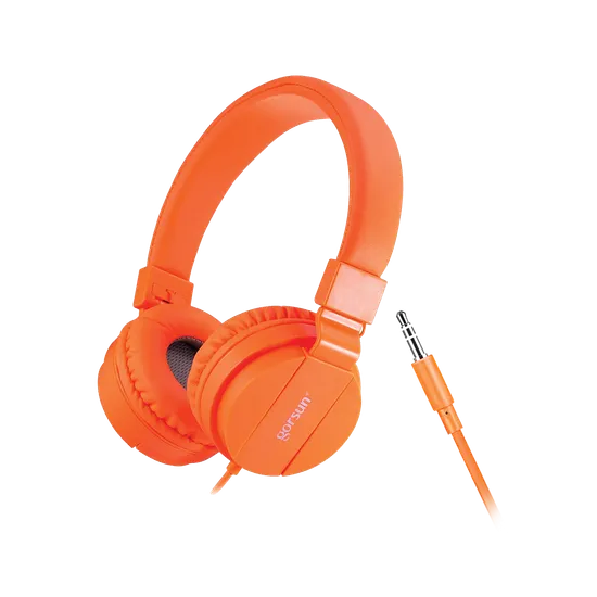 Folding Headphones – Orange