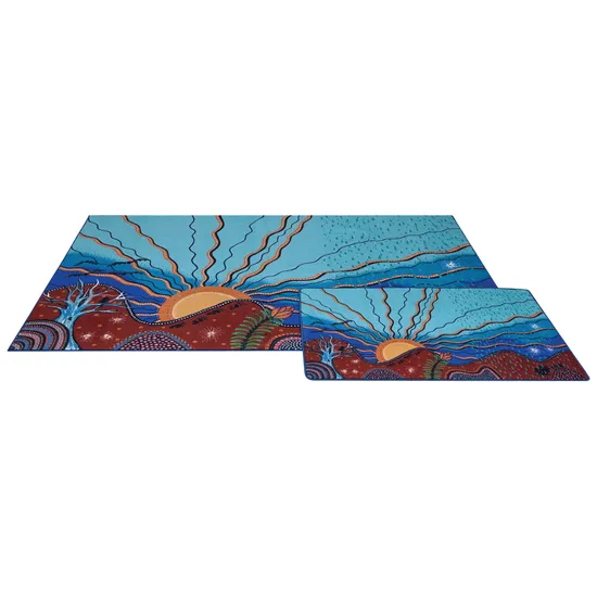 Indigenous Seasons Rug - 1.5 (L) x 1 (W) m - MTA Catalogue