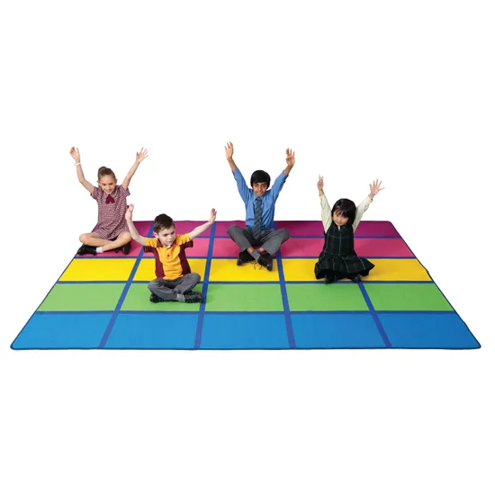 Rainbow Rocks Rug Elizabeth Richards Rainbow Blocks Rug - 3 (L) x 2 (W) m