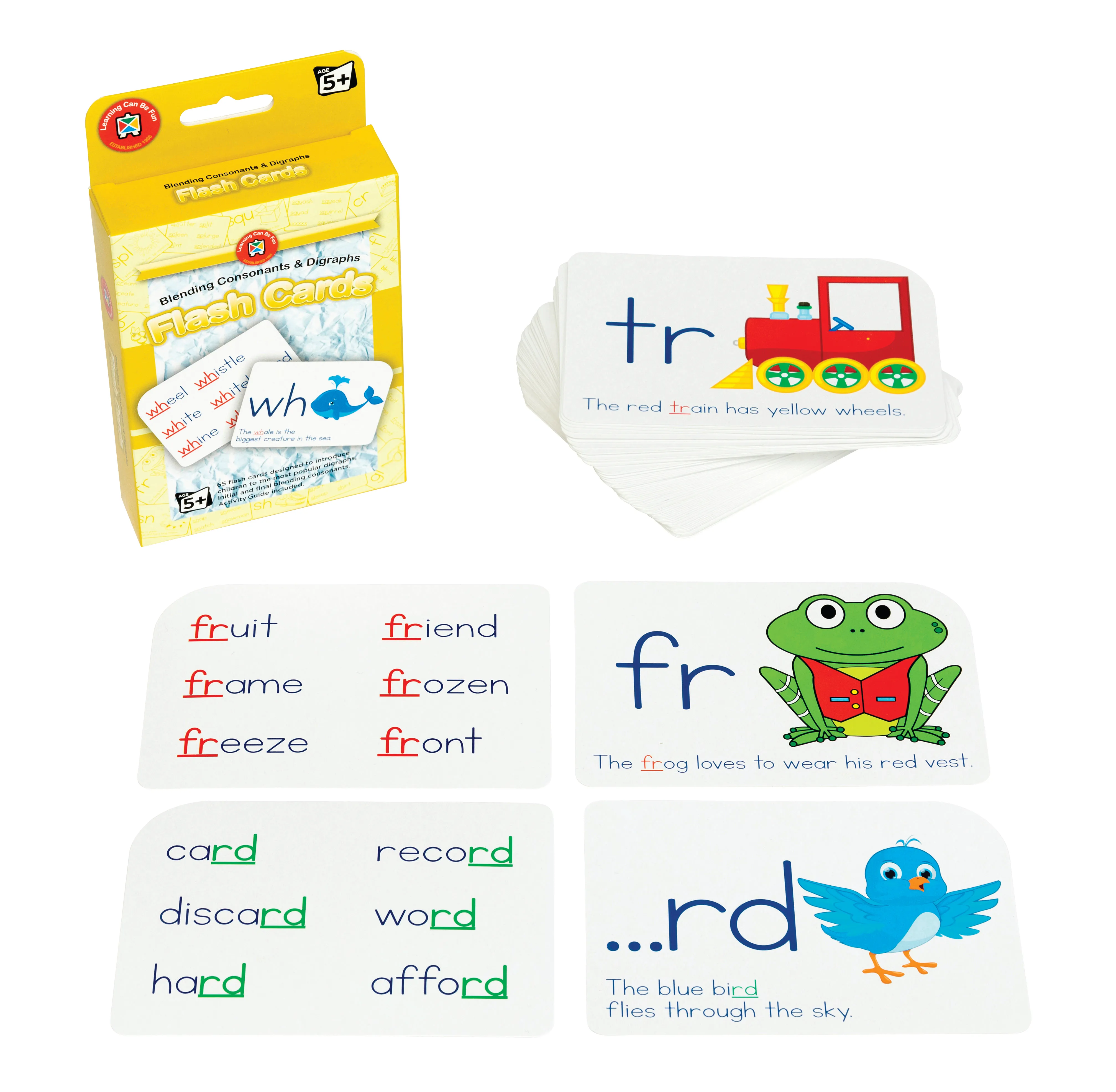 Common Consonant Blends And Digraphs Cue Card Classroom