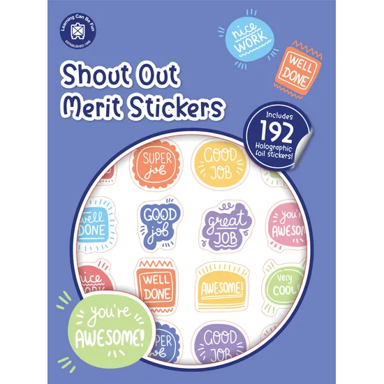 Shout Out Merit Sticker Book