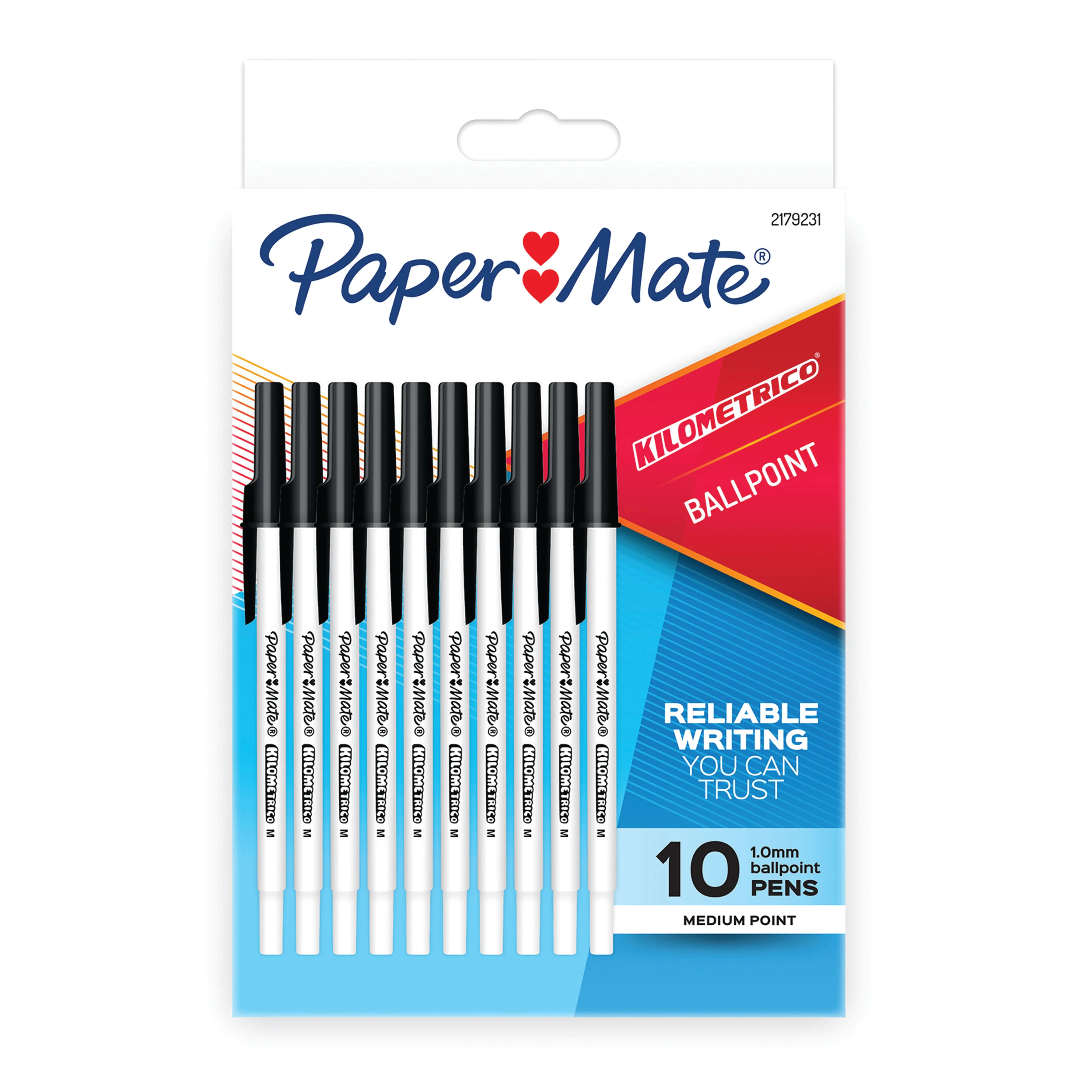 Paper Mate Kilometrico Pen Black PK 10 - Main Image