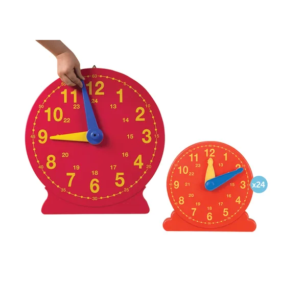 Clock Class Pack – 12 & 24 Hour Format, Large Set