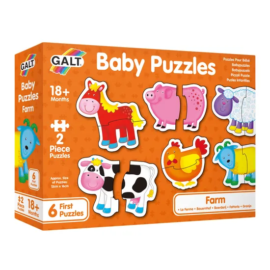 Galt Baby Puzzles Farm - Set of 6
