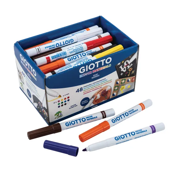 Giotto Multi Surface Paint Markers Pack of 48