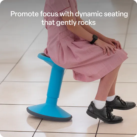 Ergerite Height Adjustable Flexi Stool - Blue