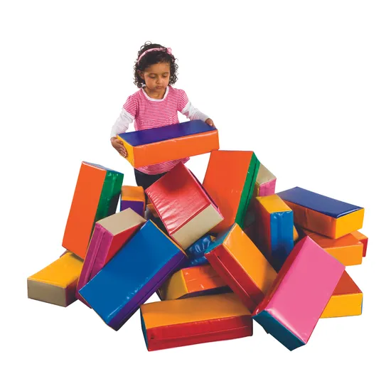 Soft Play Big Bricks Foam Vinyl 24 Piece Set MTA Catalogue