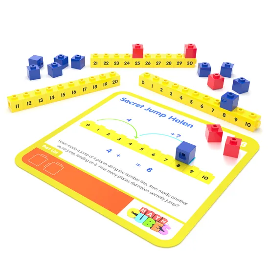 Math Cubes – Number Line Activities