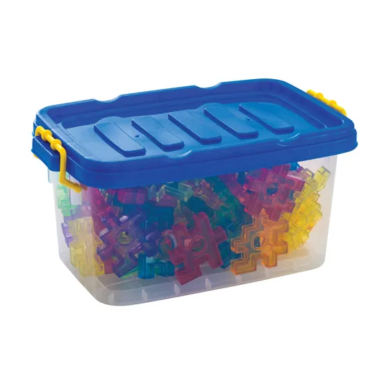 Teachables Transparent Waffle Blocks 72 Pieces