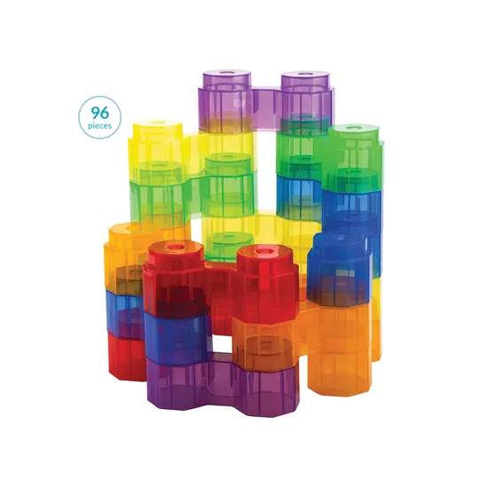 Translucent Block Teachables Translucent Twin Blocks Double - Set of 96