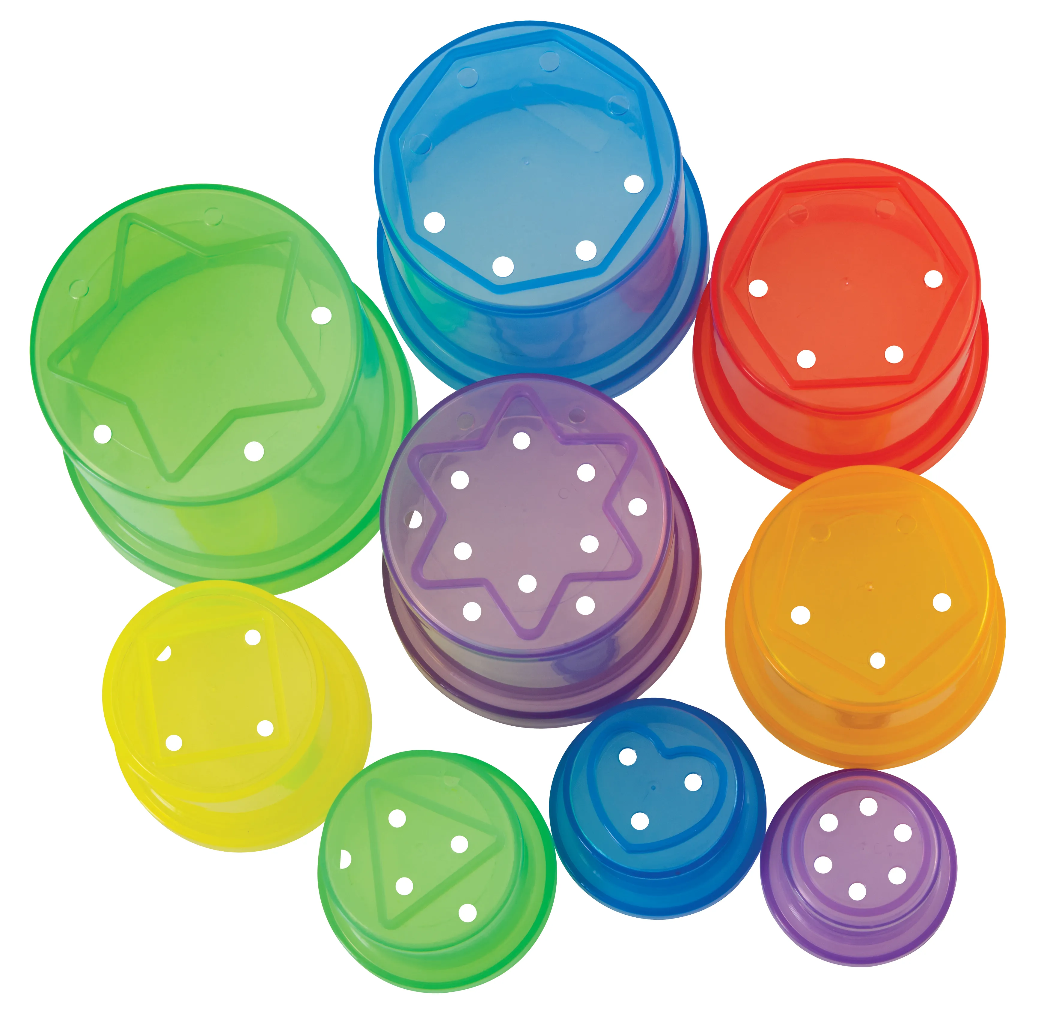 Max Rosie Translucent Stacking Cups Set of