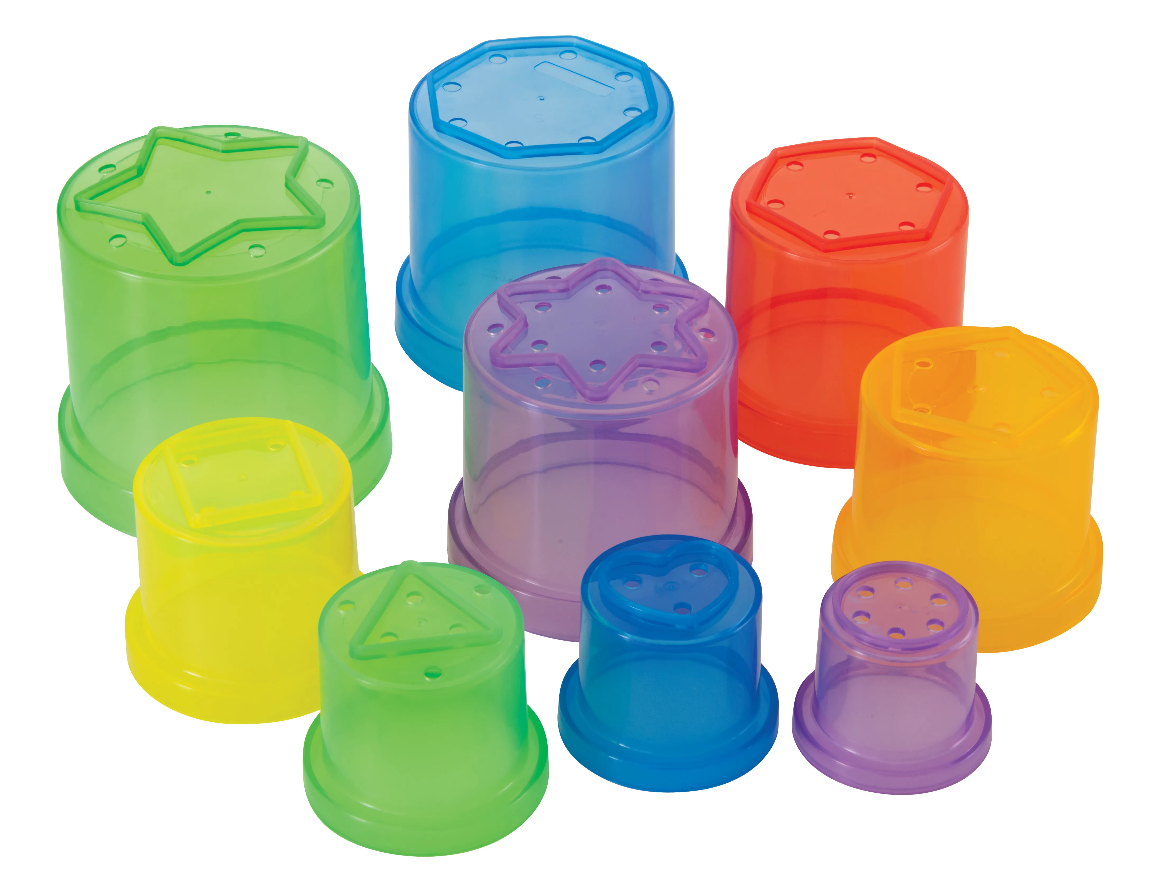 Max Rosie Translucent Stacking Cups Set of