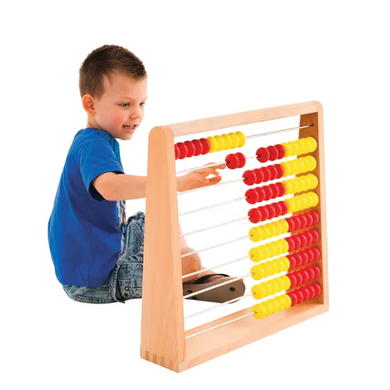 Giant Wooden Abacus – Red Yellow Beads, 10-Row MTA Catalogue