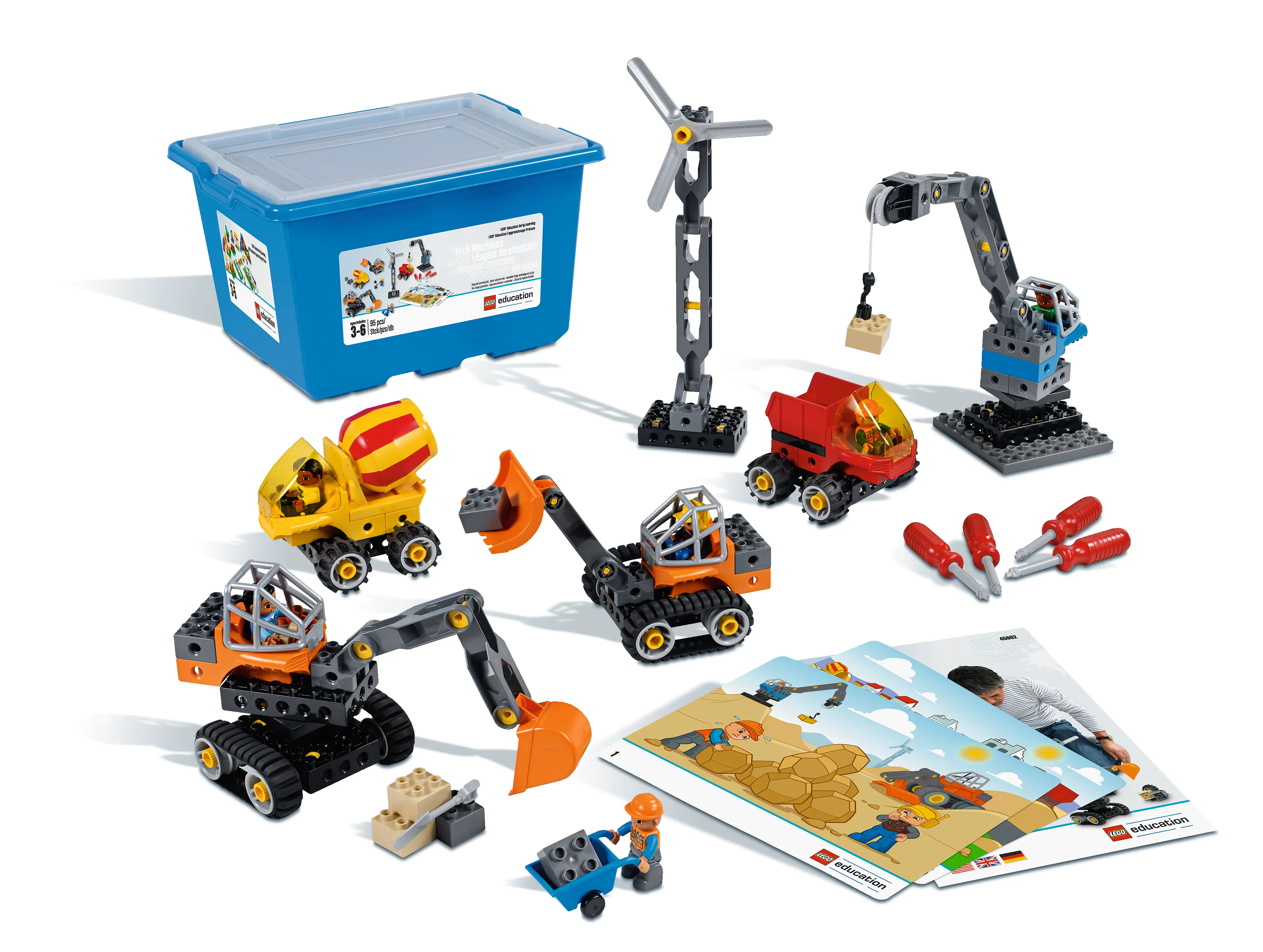 LEGO® Education Tech Machines Set 95 Pieces