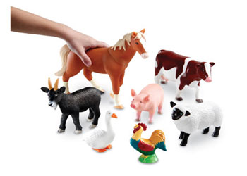 Jumbo Farm Animals Pieces