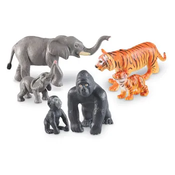 Jumbo Jungle Animal Families Pieces