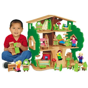 Lakeshore Learning Giant Tree House Complete Set 51 Pieces MTA