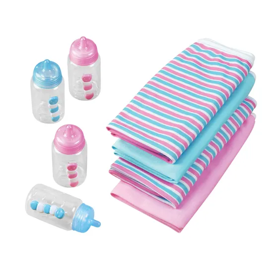 Baby Blanket Bottles Gift Set main image 0