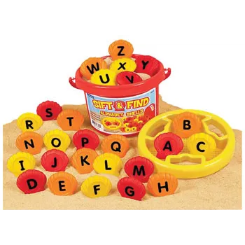Sift And Find Alphabet Shells - Set of 26