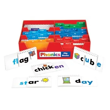 Phonics Flip Books英語 Lakeshore Learning Phonics Flip Books – Box of 34