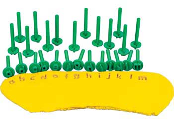 Lakeshore Learning Lower Case Alphabet Dough Stampers