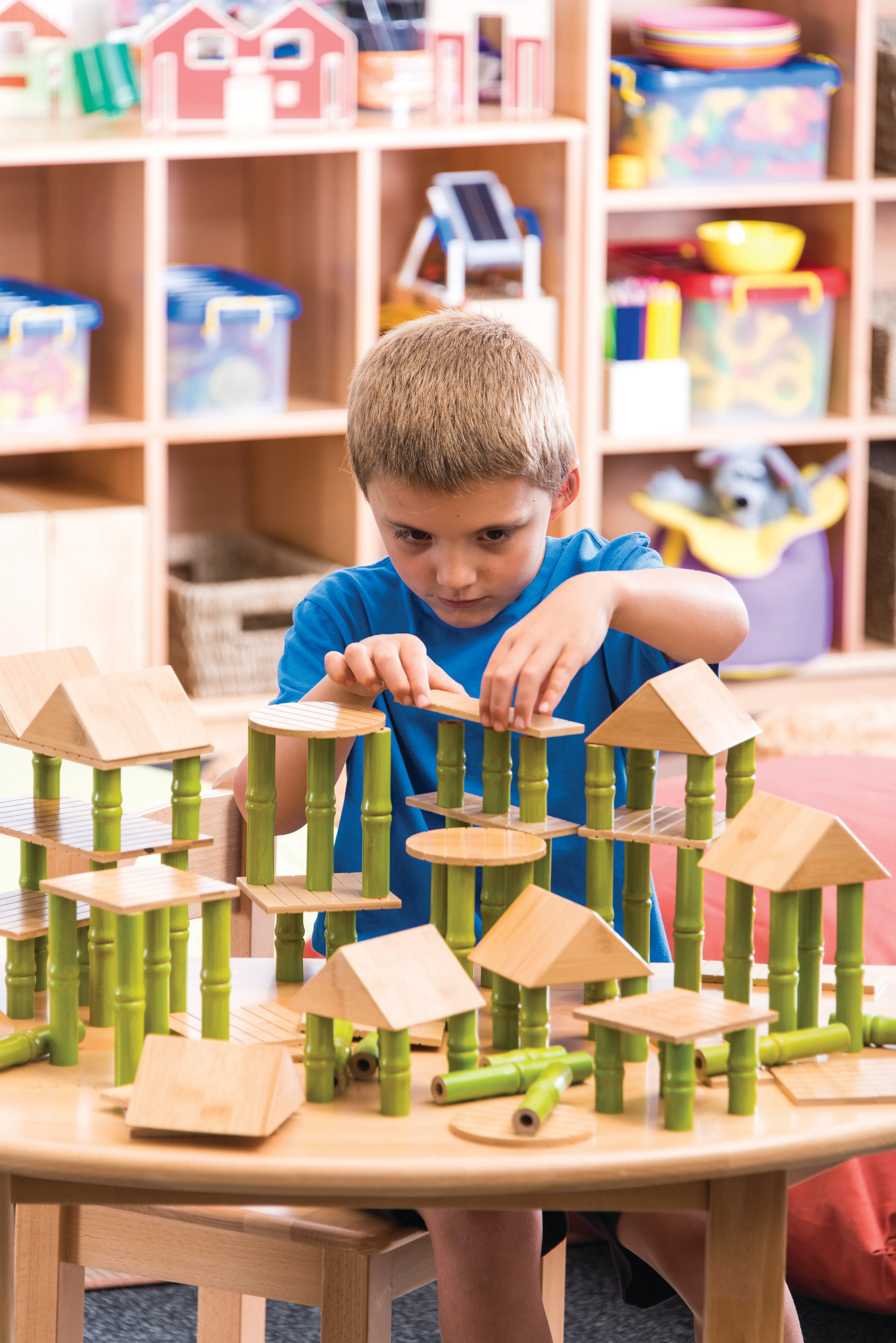 Bamboo Building Blocks Double Set 160 Pieces