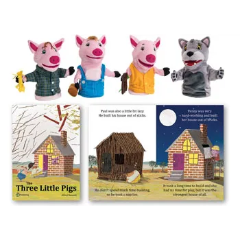 The Three Little Pigs Puppets and Book Set MTA Catalogue