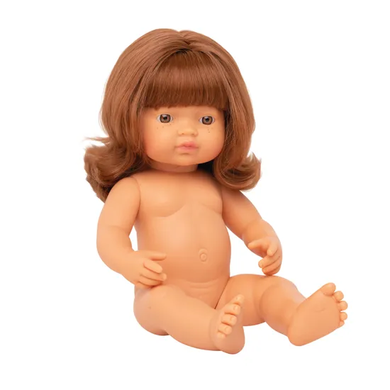 Miniland Kleding set Rood/Wit voor Meisjes - 38 cm