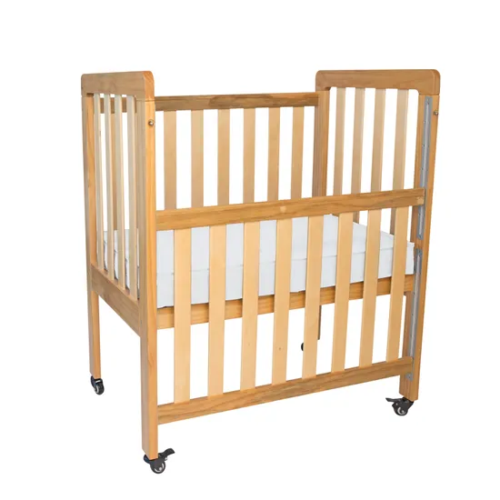 Babyhood Mini Ergonomic Cot with Mattress Natural MTA Catalogue
