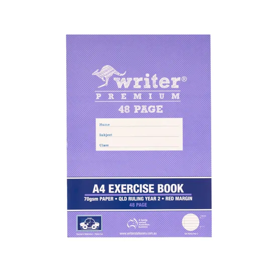 Writer Exercise Book QLD A4 Year 2 48p