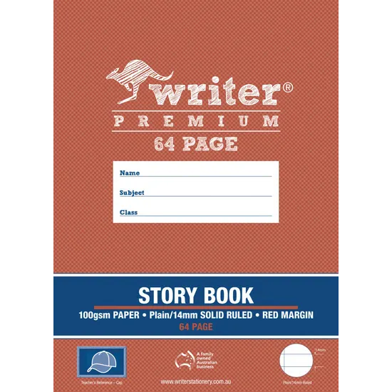 Writer Premium Story Book 330x240 mm Plain /14 mm 64p