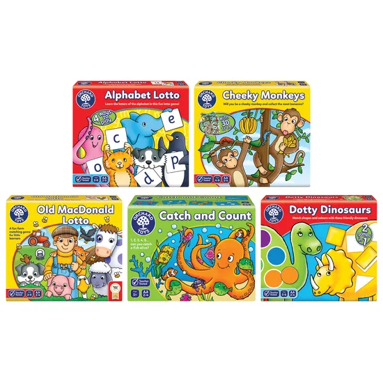 Orchard Toys Junior Games Pack B Set of