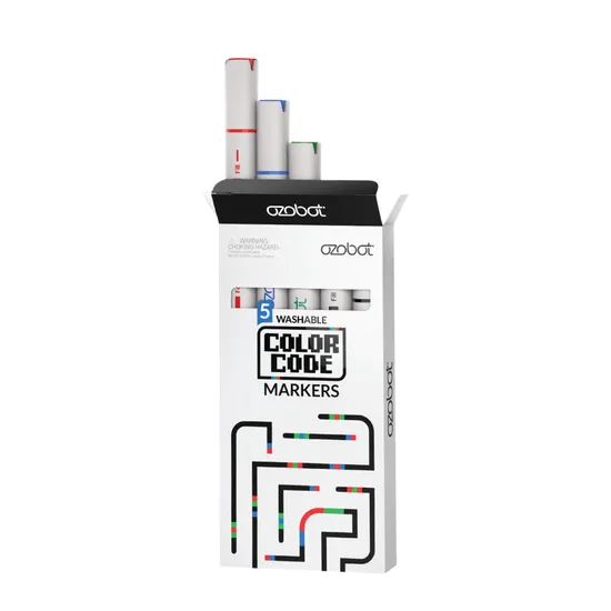 Ozobot Colour Code Markers 5-pack Washable