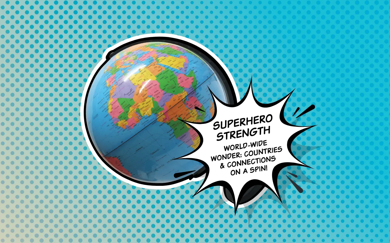 World Globe Political - 32 cm - SER1052223