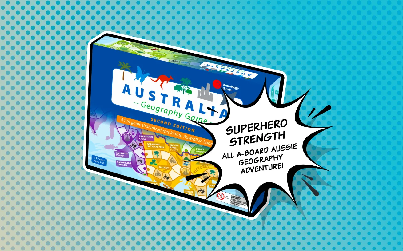 Australian Geography Board Game - KNB01