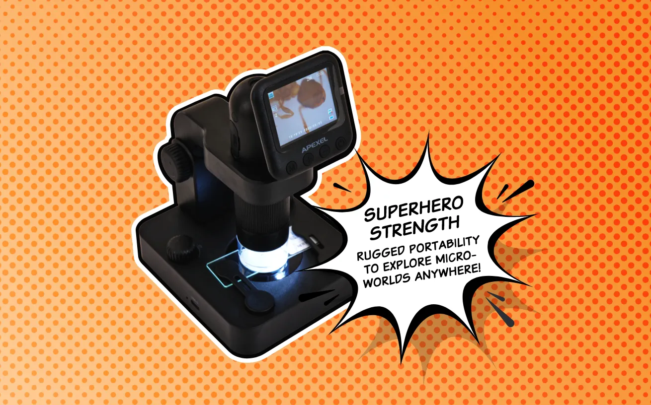 Portable microscope - 100X - APXMS003-1